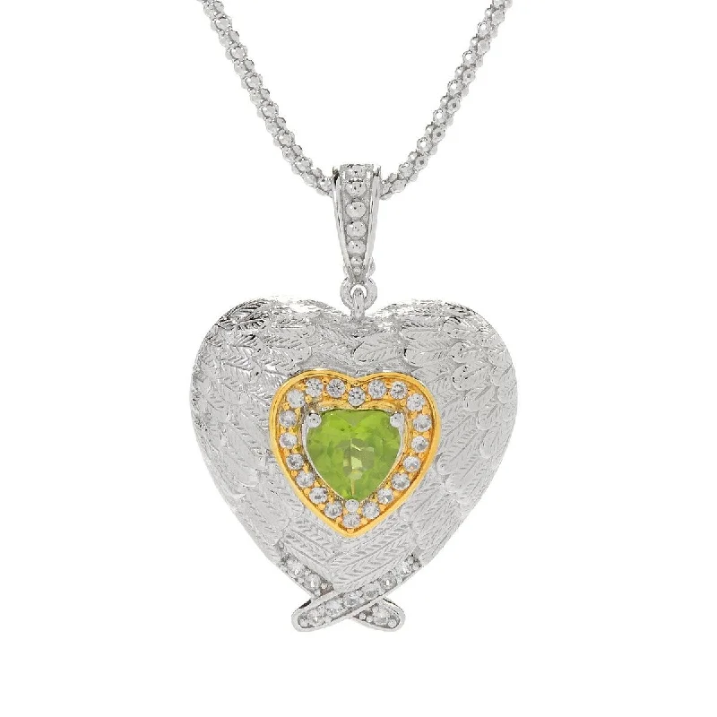 engraved charm pendant necklace for daughter-Dallas Prince"Heart of an Angel" Sterling Silver Pendant w/ 18" Chain.