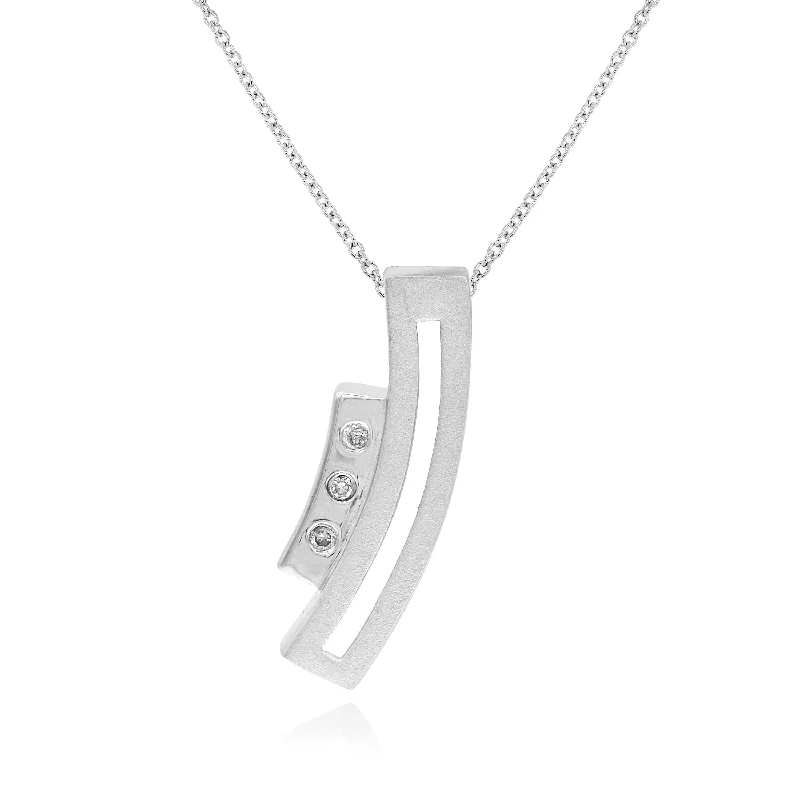 custom bar pendant necklace for him-Sterling Silver Pendant