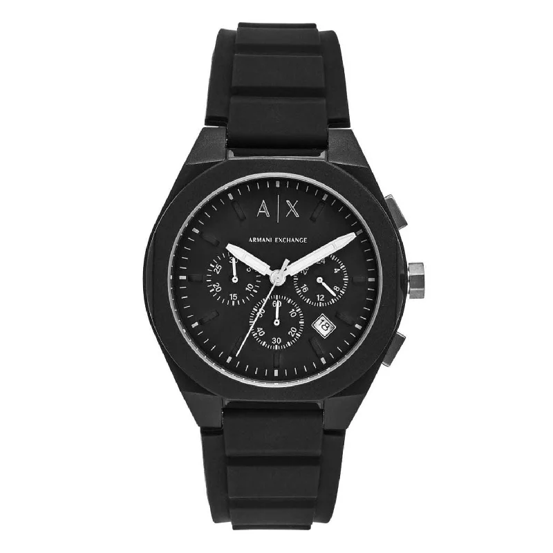 solar-powered sport watches for men with sustainable design-ARMANI EXCHANGE AX4161 Rafael Chronograph Watch for Men