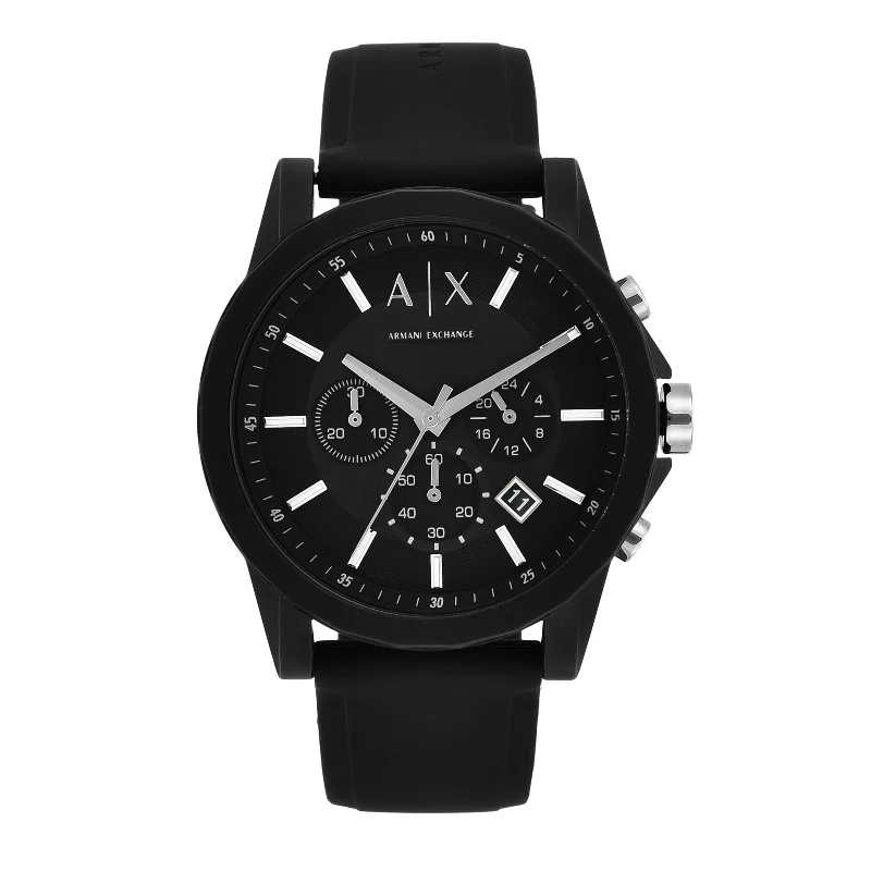 sport watches for men with lap timer, pedometer, and workout modes-ARMANI EXCHANGE Men Outerbanks - AX1326