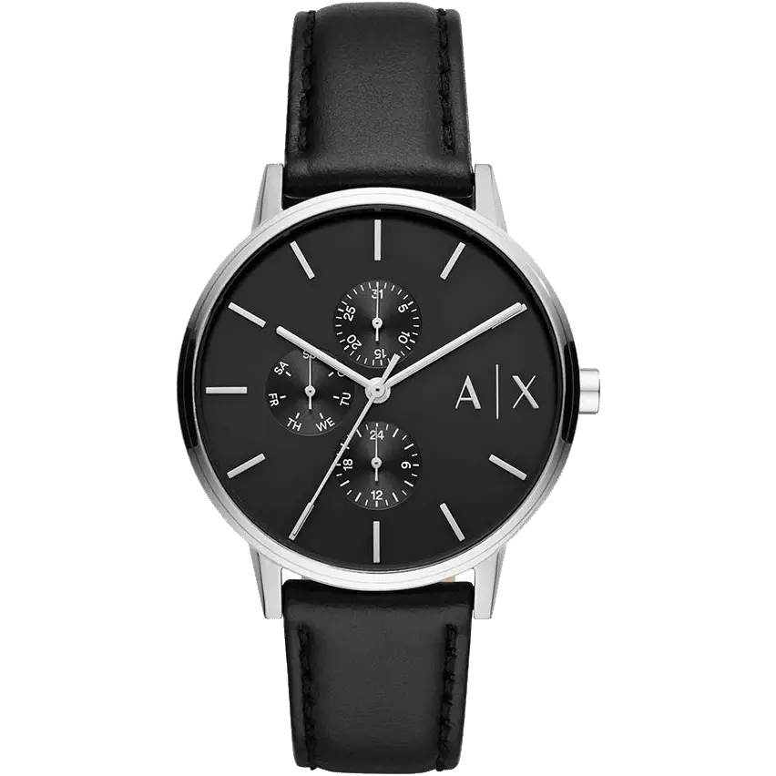 hybrid fitness trackers with heart rate sensor and step counter-Armani Exchange AX2717I Men Watch