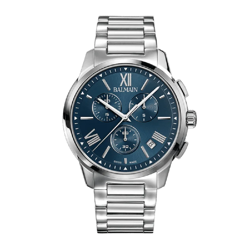 waterproof watches for men with chronograph and date functions-Balmain B7481.33.92 Men Watch