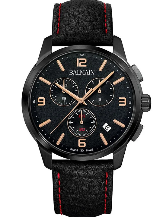 hybrid watches with classic analog design and modern digital features-BALMAIN Men Madrigal Chrono - B74873264