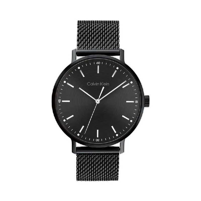 stylish watches for women with ceramic and stainless steel combination-CALVIN KLEIN 25200046 Watch For Men