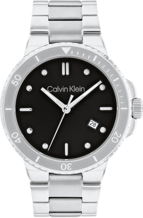 men’s watches with built-in GPS and fitness tracking-Calvin Klein 25200203 Men's Watch With 2 Year International Warranty