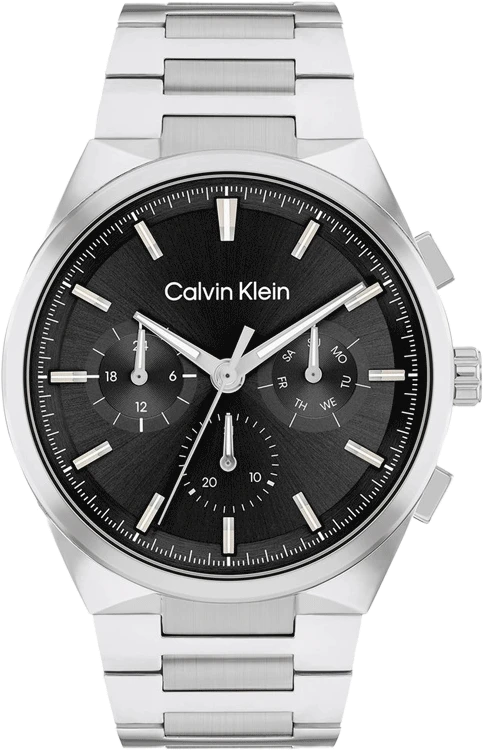 solar-powered watches for men with adjustable straps and classic design-Calvin Klein 25200459 Men's Watch With 2 Year International Warranty