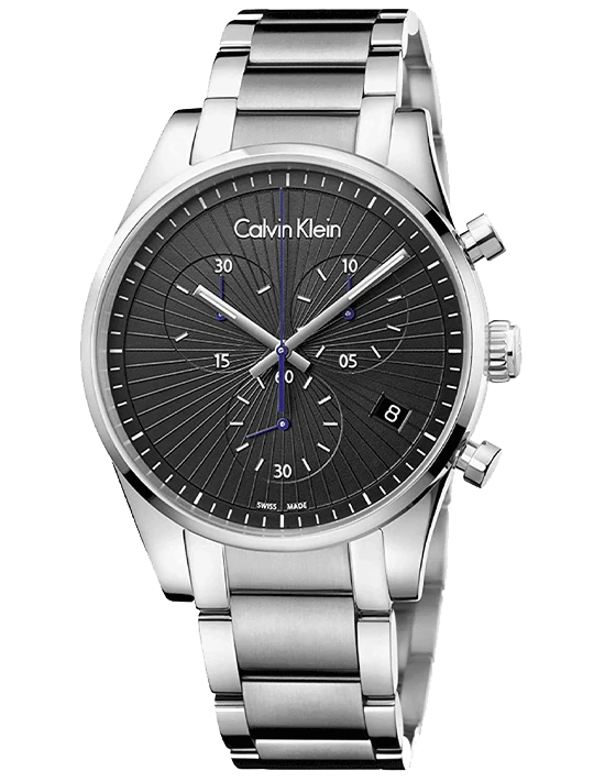 luxury watches for women with diamond-encrusted dials and leather bands-Calvin Klein K8S27141 Men's Watch With 2 Year International Warranty