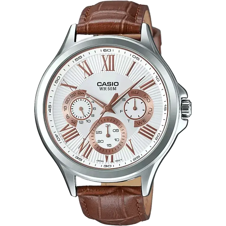 luxury sport watches with advanced features for active individuals-Casio A1052 MTP-E308L-7AVDF Enticer Men