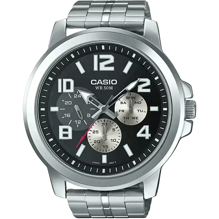 fitness watches for women with stress management features-Casio A1059 MTP-X300D-1AVDF Enticer Men