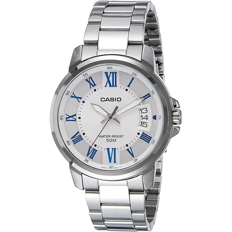 luxury watches for men with sapphire crystal and polished surfaces-Casio A1165 MTP-E130D-7AVDF Enticer Men