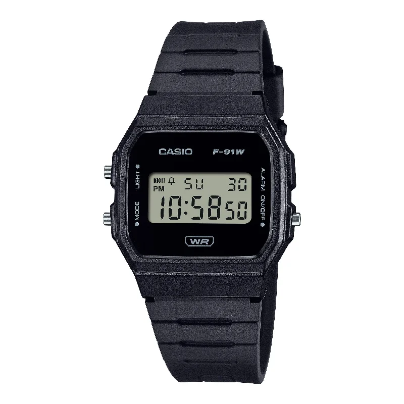 fitness watches with built-in GPS for runners and cyclists-F91WB-1A