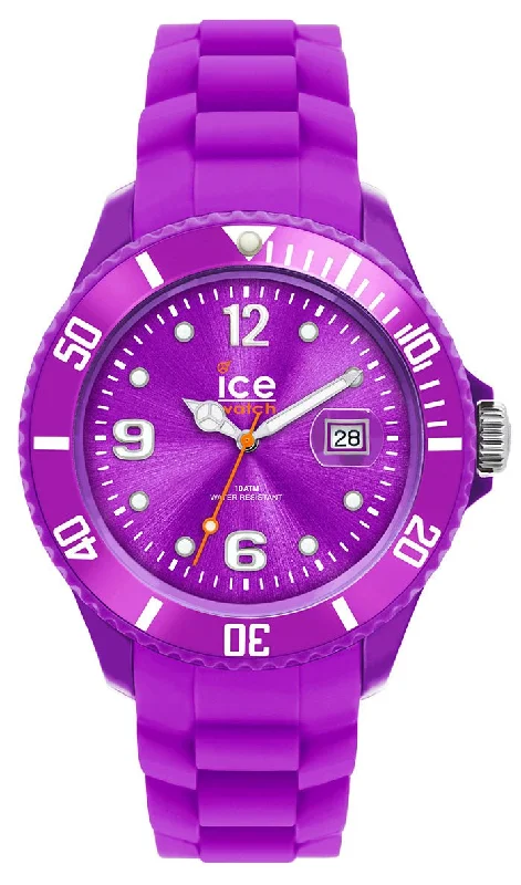 women’s watches with simple design and minimalist face-Ice-Watch Ice-Forever Sili Collection Polyamide & Silicon Mens Purple Watch SI.PE.B.S.09